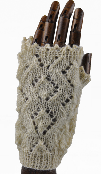 Longwool Lacy Mitts