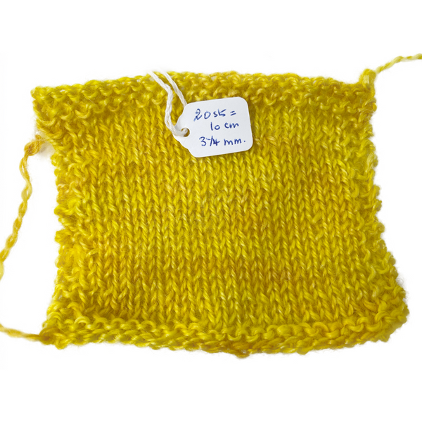 Hand-spun Wensleydale Aran (Worsted) weight 100g (3.52 oz) skein Bayeux shades of sunshine